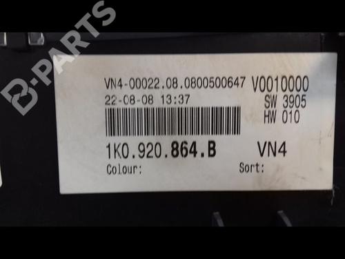 Used Instrument cluster VW GOLF V (1K1) 1.9 TDI (90 hp) 12123103