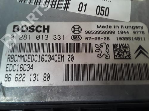 Engine control unit (ECU) PEUGEOT 1007 (KM_) 1.6 HDi | BP9160518M57 