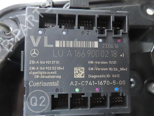 Front left window mechanism MERCEDES-BENZ A-CLASS (W176) A 200 (176.043) | BP26669160C22