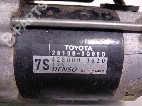 Used Starter TOYOTA YARIS (_P13_) 1.0 (KSP130_, KSP130) (69 hp) 11976640