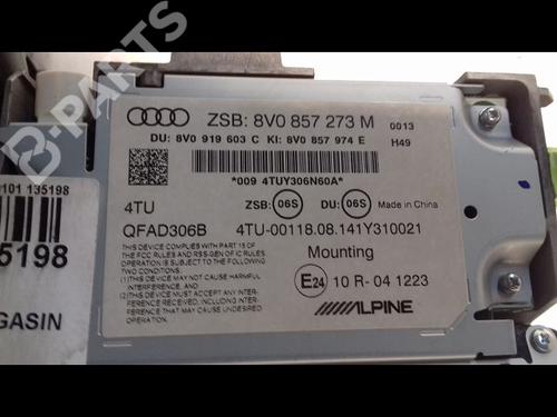 Multifunctionele display AUDI A3 Sportback (8VA, 8VF) 1.6 TDI (110 hp) 11755424
