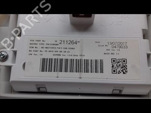 Instrument cluster PEUGEOT 208 I (CA_, CC_) 1.2 VTI 82 | BP10510299C47