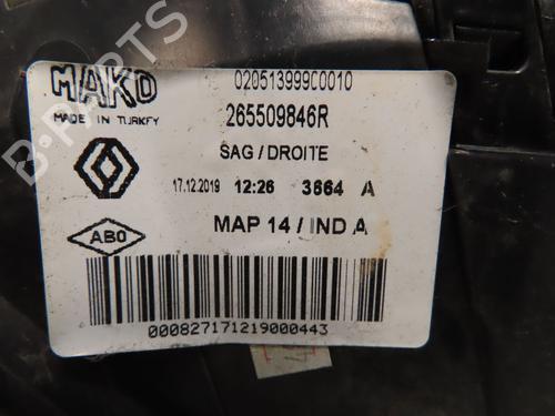 Left taillight RENAULT CLIO IV (BH_) 0.9 TCe 90 (BHNF, BHMA, BHMH, BHJK, BHJR) | BP29872714C34