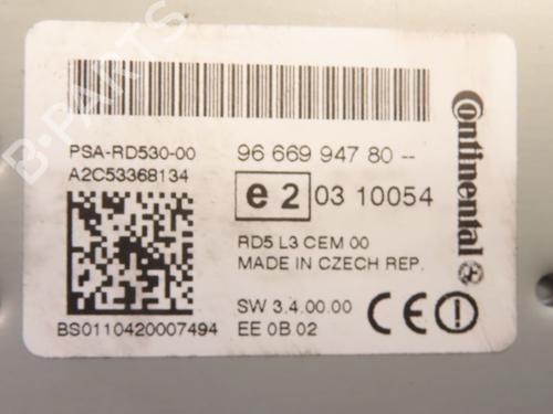 Used Radio CITROËN C4 II (NC_) 1.6 HDi 90 (92 hp) 24378660
