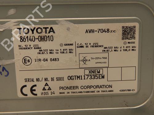 Used Radio TOYOTA AYGO (_B4_) 1.0 (KGB40) (69 hp) 31576102