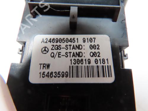 Used Hand brake MERCEDES-BENZ A-CLASS (W176) A 200 CDI (176.001) (136 hp) 15625022