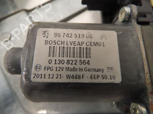 Used Front left window mechanism PEUGEOT 208 I (CA_, CC_) 1.6 HDi (114 hp) 29872697