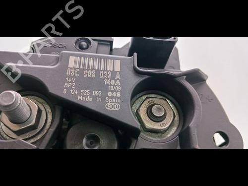 Used Alternator VW GOLF VI (5K1) 1.4 TSI (122 hp) 15492521
