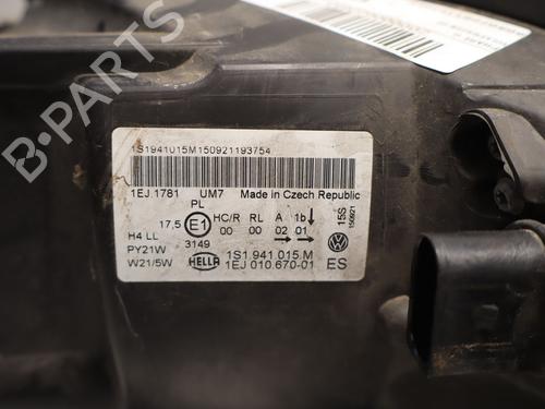 Left headlight VW UP! (121, 122, BL1, BL2, BL3, 123) 1.0 | BP39220957C28 - Image 3