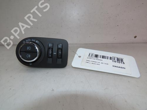 Used Headlight switch OPEL CORSA E (X15) 1.4 (08, 68) (90 hp) 15771132
