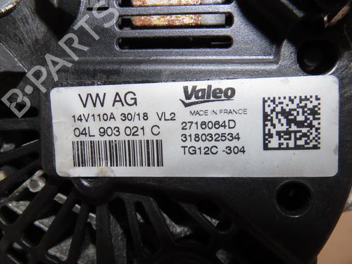 Alternador VW POLO VI (AW1, BZ1, AE1) 1.6 TDI (80 hp) 31605380