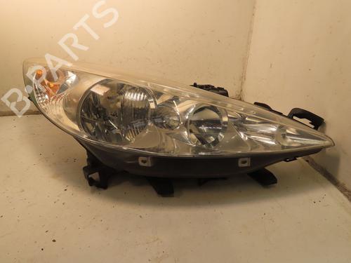 Used Right headlight PEUGEOT 207 (WA_, WC_) 1.6 HDi (90 hp) 31985072