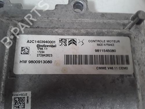 Used Engine control unit (ECU) PEUGEOT 208 I (CA_, CC_) 1.2 VTI 82 (82 hp) 9002567