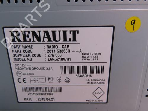 Used Radio RENAULT CLIO IV (BH_) 1.2 16V (73 hp) 16826061