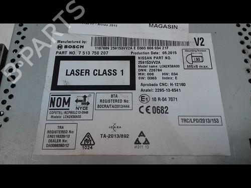 Radio NISSAN MICRA IV (K13K, K13KK) 1.2 | BP12564400E6 