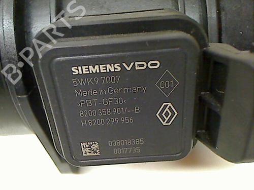 Mass air flow sensor RENAULT CLIO III (BR0/1, CR0/1) 1.5 dCi (C/BR0G, C/BR1G) | BP23148911M95 