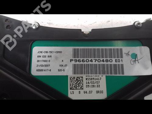 Instrument cluster PEUGEOT 307 Break (3E) 1.6 16V | BP8992381C47 