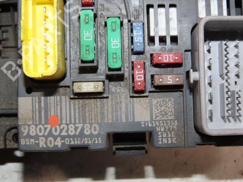 Fuse box CITROËN BERLINGO MULTISPACE (B9) 1.6 HDi 90 | BP31985024E1