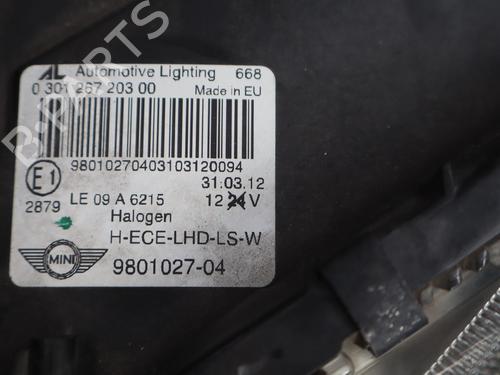Venstre forlygte Venstre forlygte MINI MINI COUNTRYMAN (R60) Cooper D ALL4 (112 hp) 39660007 39660007