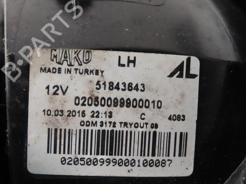 Used Left taillight FIAT PANDA (312_, 319_) 1.2 (312PXA1A) (69 hp) 30048013