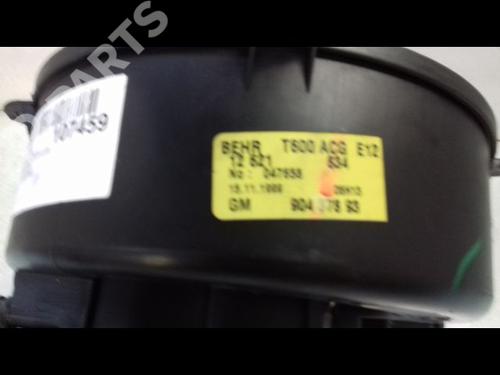 Heater blower motor OPEL ZAFIRA A MPV (T98) 1.6 16V (F75) | BP8985727M62 