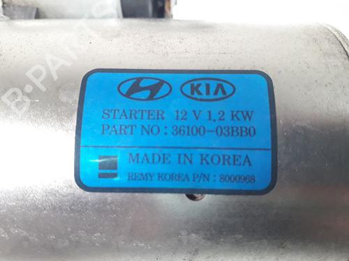 Used Starter KIA RIO IV (YB, SC, FB) 1.25 (84 hp) 9824477