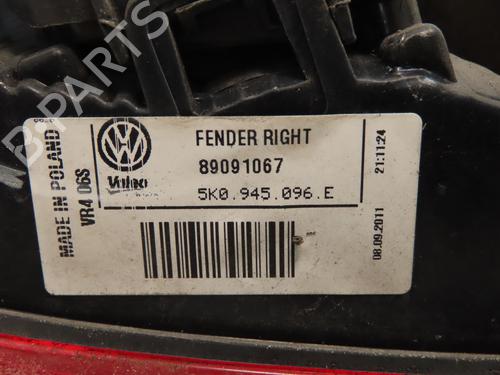 Used Right taillight VW GOLF VI (5K1) 1.6 TDI (105 hp) 30954797