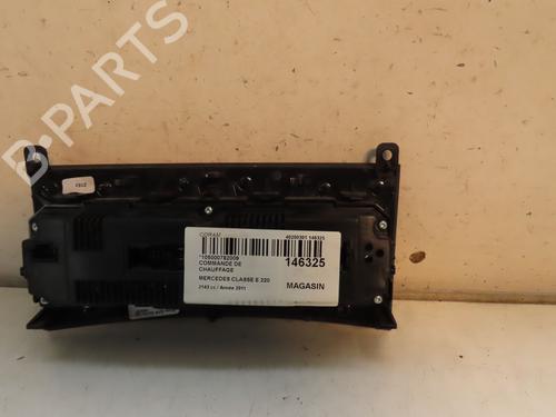 Used Climate control Climate control MERCEDES-BENZ E-CLASS (W212) E 220 CDI / BlueTEC (212.001, 212.002) (170 hp) 17857541 17857541
