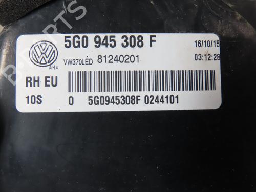 Right tailgate light VW GOLF VII (5G1, BQ1, BE1, BE2) 2.0 GTD | BP27245967C80