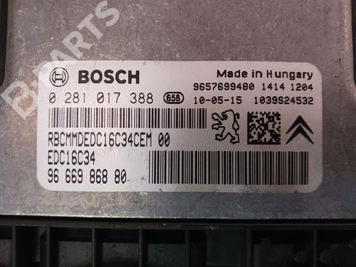 Used Engine control unit (ECU) CITROËN C3 II (SC_) 1.4 HDi 70 (SC8HZC, SC8HR0, SC8HP4) (68 hp) 12105232