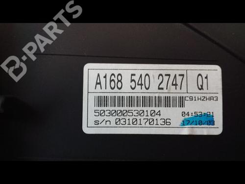 Instrument cluster MERCEDES-BENZ A-CLASS (W168) A 210 (168.035, 168.135) | BP10563020C47 