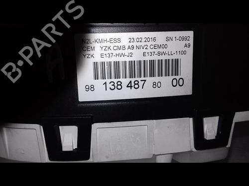Instrument cluster PEUGEOT 208 I (CA_, CC_) 1.0 VTi | BP8992180C47
