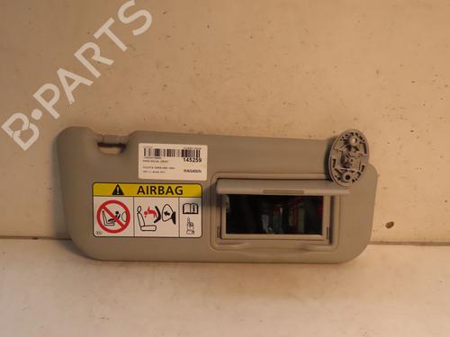 Right sun visor TOYOTA YARIS (_P13_) 1.5 Hybrid (NHP130_) (101 hp) 17038007