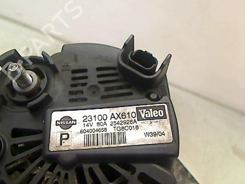 Alternator NISSAN MICRA III (K12) 1.2 16V | BP8985616M7