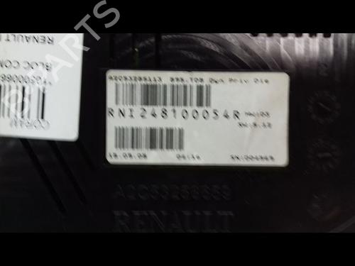 Kombinert Instrument RENAULT MEGANE III Hatchback (BZ0/1_, B3_) 1.5 dCi (106 hp) 13318223
