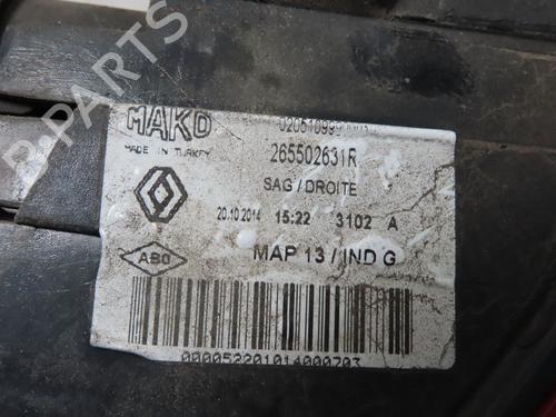 Used Right taillight RENAULT CLIO IV (BH_) 1.5 dCi 90 (90 hp) 26015314