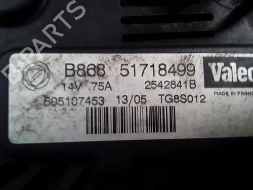 Used Alternator FIAT PUNTO (188_) 1.3 JTD 16V (70 hp) 23149088