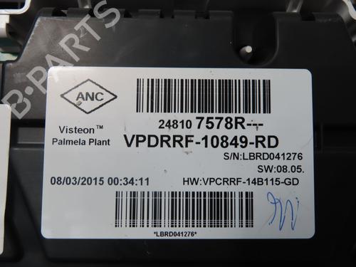 Used Instrument cluster RENAULT CAPTUR I (J5_, H5_) 1.5 dCi 90 (J5N4, J5M5, J5MW, J5M6, J5AL, J5AJ) (90 hp) 25885762