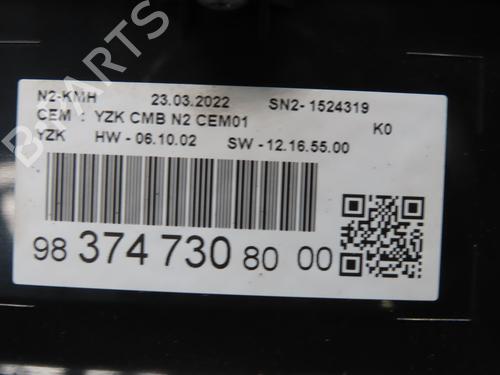 Used Instrument cluster CITROËN JUMPY III Van (V_) 2.0 BlueHDi 145 (144 hp) 25450526