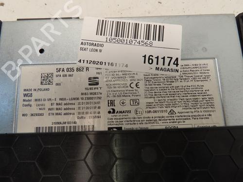 Used Radio SEAT LEON (KL1, KLG) 1.0 TSI Mild Hybrid (110 hp) 32659442