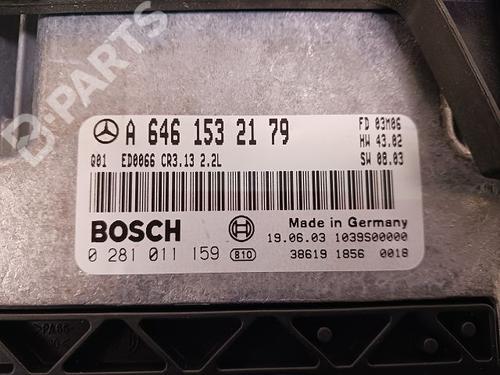 Used Engine control unit (ECU) MERCEDES-BENZ E-CLASS (W211) E 200 CDI (211.004) (122 hp) 11992375