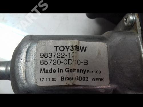 Rudehejsemekanisme ventre foran TOYOTA YARIS (_P9_) 1.4 D-4D (NLP90_, NLP90R) | BP10356781C22 