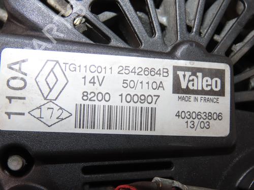 Alternator RENAULT MEGANE II (BM0/1_, CM0/1_) 1.4 16V (BM0B, CM0B) | BP29551361M7 