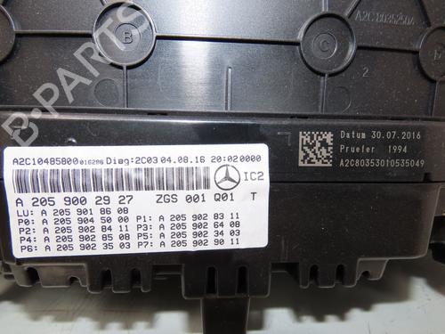Used Instrument cluster MERCEDES-BENZ C-CLASS (W205) C 200 d (205.007) (136 hp) 26310908