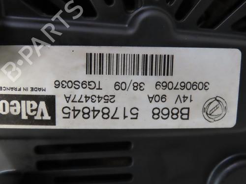 Used Alternator FIAT PUNTO (199_) 1.3 D Multijet (75 hp) 30950741