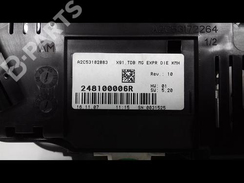 Instrument cluster RENAULT LAGUNA III (BT0/1) 2.0 dCi (BT07, BT0J, BT14, BT1A, BT1S) | BP9001610C47 