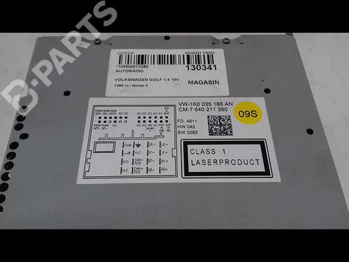 Radio VW GOLF VI (5K1) 1.4 TSI | BP10373110E6 