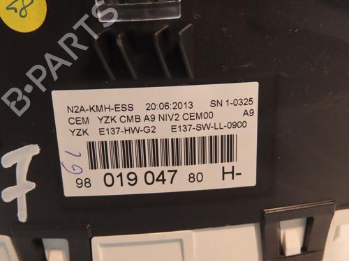 Instrument cluster PEUGEOT 208 I (CA_, CC_) 1.2 VTI 82 | BP17241784C47 