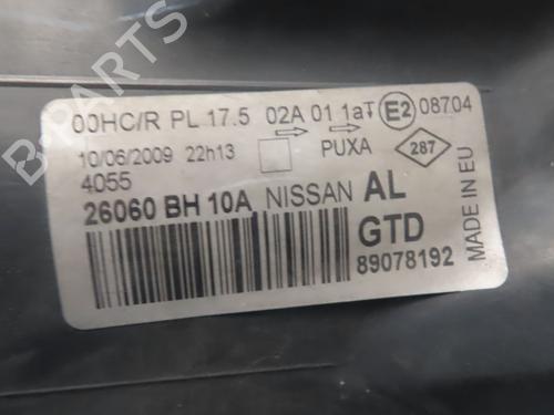 Used Left headlight NISSAN NOTE (E11, NE11) 1.5 dCi (86 hp) 30954604