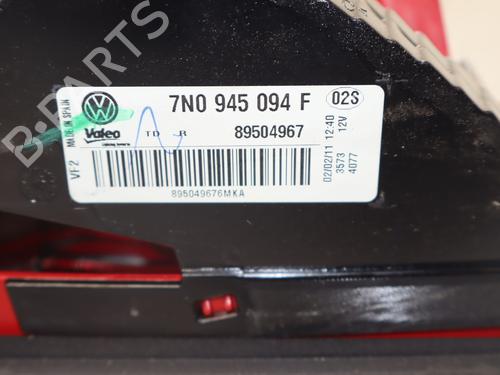 Achterlicht kofferdeksel achterklep rechts Achterlicht kofferdeksel achterklep rechts VW SHARAN (7N1, 7N2) 2.0 TDI (140 hp) 36940611 36940611